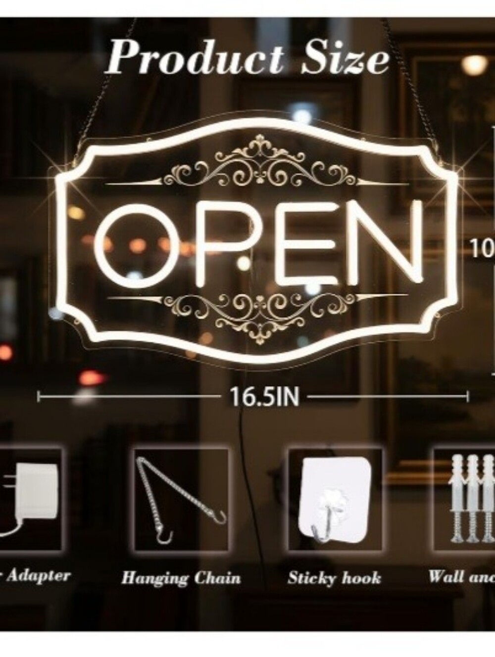 Neon "Open" Sign - Picture 6 of 6